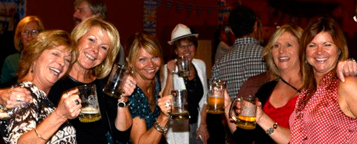 Good friends, great time at Oktoberfest